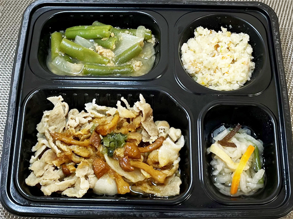 豚肉のなめこおろし餡