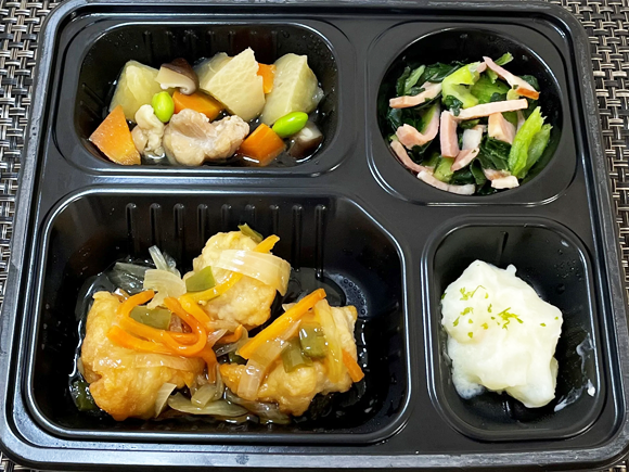 豚ロースの甘酢あんかけ